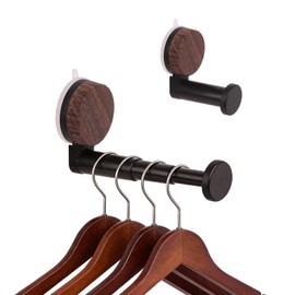 Wall Mounted Clothes Hanger Storage, 3-Section Retractable Coat Hangers Storage, Clothes Hanger Organiser for bedroom livingroom bathroom kitchen