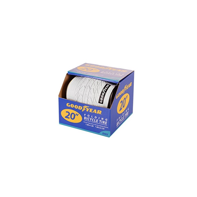 Goodyear BMX Tire, White, 20" X2.125/2.125
