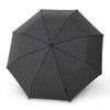 Knirps T.200 Medium Duomatic Melange Black, Black
