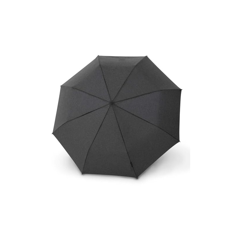 Knirps T.200 Medium Duomatic Melange Black, Black