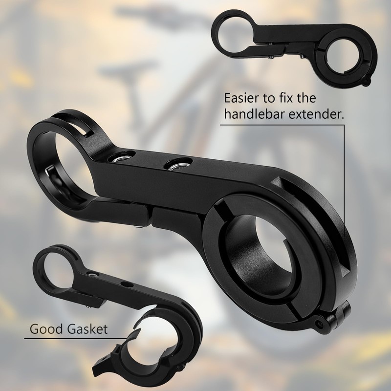 Aluminium Alloy Handlebar Extender, 30 cm Handlebar Extension Brackets, Bicycle