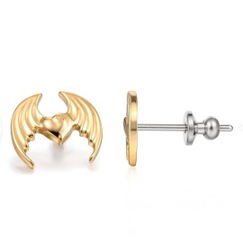 Limerencia Titanium Stud Earrings for Women, G23 Implant Quality Medical Earrings, Nickel-Free Health Plugs for Sensitive Ears, Titanium