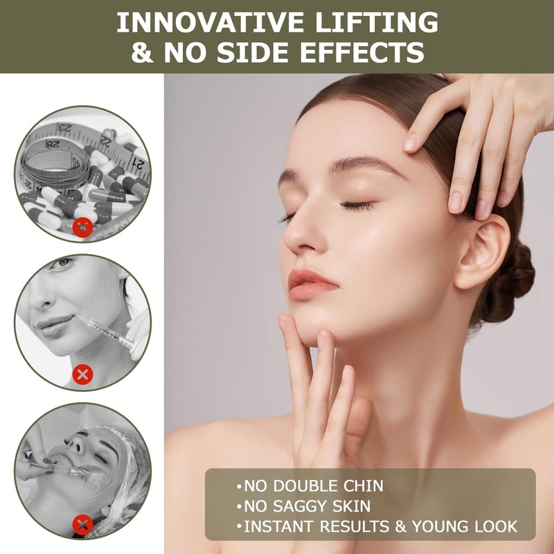 V-Line Lifting Chin Strap for Sleeping, Purely Physical and Side