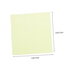 PACKOVE 50Pcs Reusable Cleaning Cloths for Eyeglasses Jewelry Electronics Scratch Dual Sided for Laptops Screens Camera Lenses