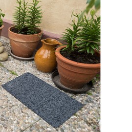 Salonloewe Doormat Washable 030X060 cm charcoal grey