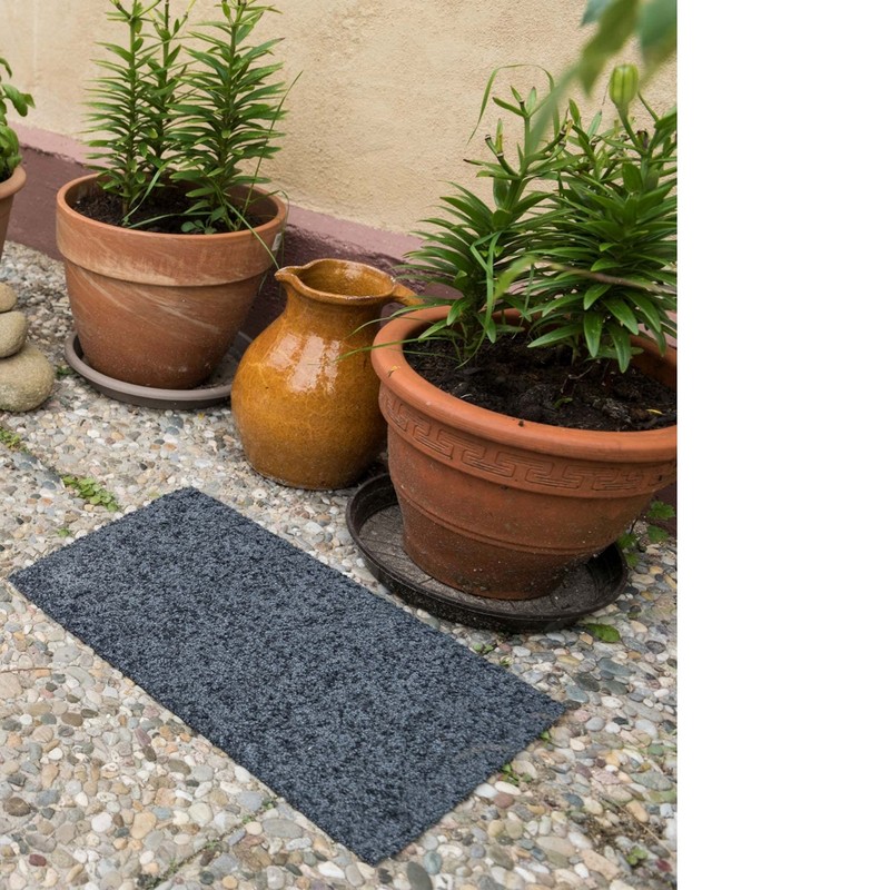 Salonloewe Doormat Washable 030X060 cm charcoal grey