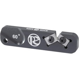 Redi Edge Tactical Knife Sharpener –Military-Grade Compact Sharpener with Duromite Elements set at 60° Angle – Lightweight, Durable, Rust-Resistant Knife Sharpener for Kitchen & Outdoor Use
