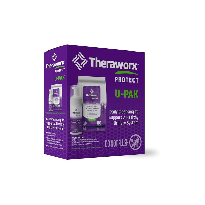 Theraworx Protect U-Pak Daily Cleansing Kit – Urinary Tract Health
