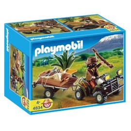 Playmobil 4834 Ranger with Quad Bike and Trailer