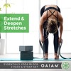 Gaiam - Kit de Yoga: Bloques y Correa, Accesorios para