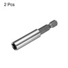 HARFINGTON 2pcs Magnetic Bit Holder 2.4" Length 1/4" Hex Shank