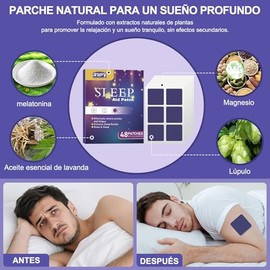 ZYJXLY 48 Parches para Dormir,Naturales, Aliviar la Fatiga Física y la Ansiedad, Parches de Acción Rápida para,Ayudar a Dormir Para Hombres y Mujeres 