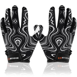 LynsaTac Youth Football Gloves Kids Silicone Grip Receiver Gloves for Kids Youth Football Gloves for Improved Ball Control - Enhance The Sport Experience