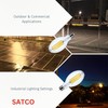 Satco S13193 56W LED HID Replacement Bulb, 4000K Cool White,
