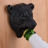 Wall Mount Bottle Opener,Bear Head Shape Bottle Opener,Cast Iron Bear