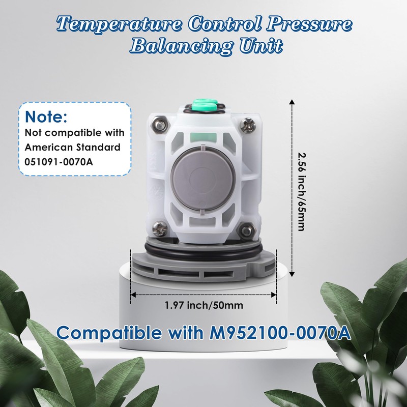 Dreyoo 2 Pack Pressure Balancing Unit for Single Control Bath