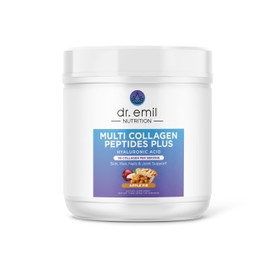 DR. EMIL NUTRITION Multi Collagen Peptides Plus - Apple Pie Flavor | 9g Collagen + Hyaluronic Acid | Skin, Hair, Nails & Joint Support | Paleo & Keto-Friendly, Non-GMO, 11.3 oz