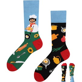 TODO Colours Christmas Socks for Men and Women, Funny Christmas Socks, Best chef, 39-42