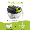 Manual Onion Chopper with Pull Mechanism, Vegetable Chopper - Multi