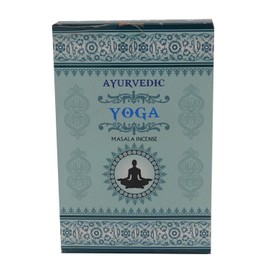 DharmaObjects Ayurvedic Yoga Masala Incense Sticks - Box 12 Packs (Yoga)