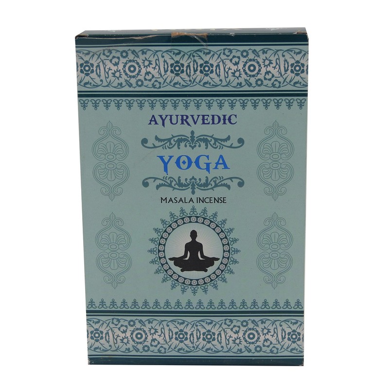 DharmaObjects Ayurvedic Yoga Masala Incense Sticks - Box 12 Packs