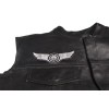 Ivamis Winged Wheel Small Iron on Biker Patch- 5x2 inch