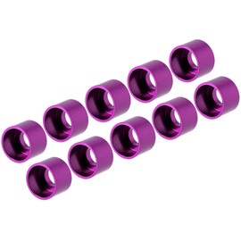 Set CNC Sleeve for M6 Cylinder Head Screw Purple Anodised for Clutch and Alternator Cover Engine M500 / M700