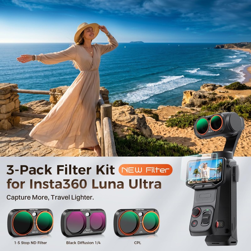 MINGVEN Luna Ultra ND Filter, 3 Pack - CPL, Black