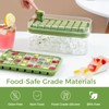 Ice Cube Tray,Food-Grade Ice Cube Moulds with Lid,Release All Ice