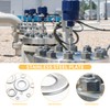 800 x Flat Washers Set, Stainless Steel Locking Washers Assortment,