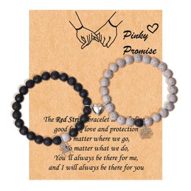 Long Distance Bracelet Matching Couple Bracelets Spider Guitar Heart Bracelets for Women Men Friendship Relationship Gifts Promise Bracelet for Bf Gf Best Friends Bff Bracelets Jewelry Gifts