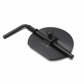 raik Smoke Pipe/Stove Pipe Throttle Valve for Diameter 200 mm Sheet Steel Black SH021-200-sw