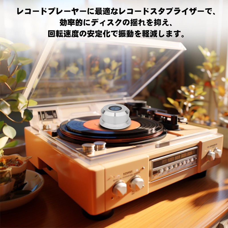 Monosaudio Record Stabilizer 60Hz Rotation Speed 3 in 1 Vibration