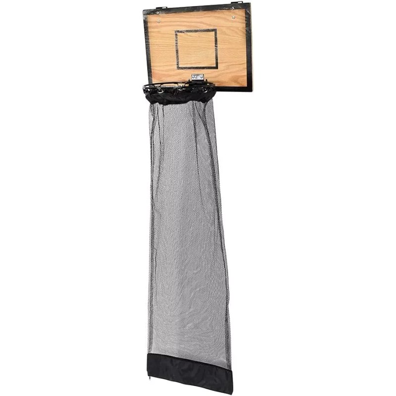 Fury Strike Basketball Laundry Hamper With Hoop Large Black Design