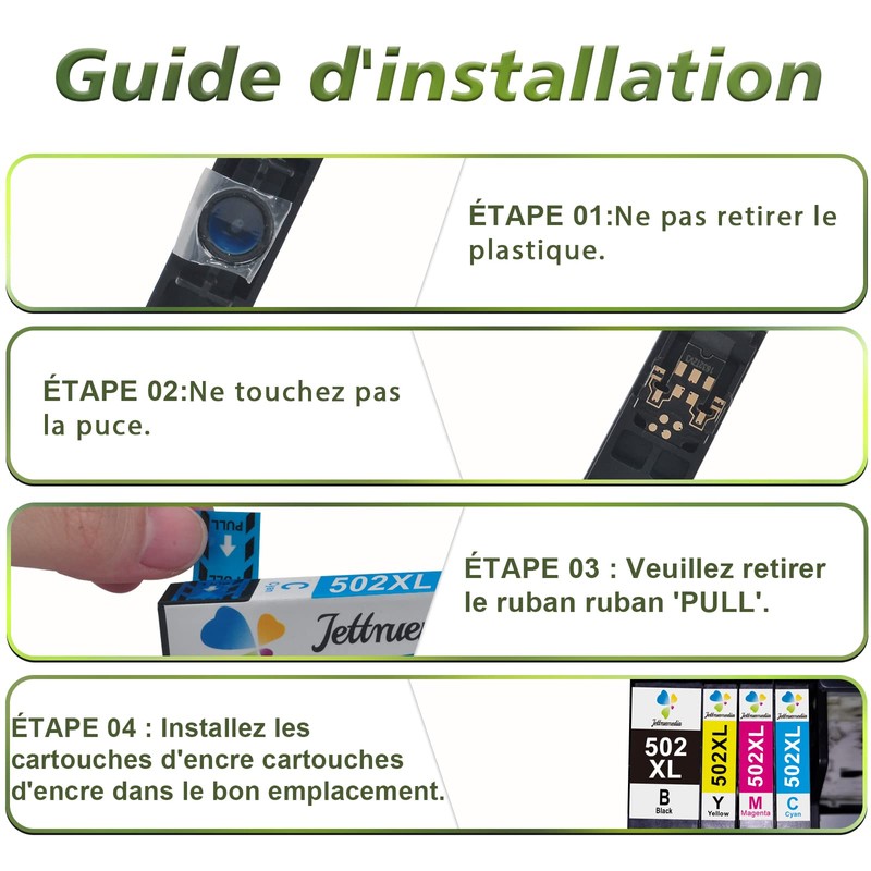 Jettruemedia 502XL Druckerpatronen