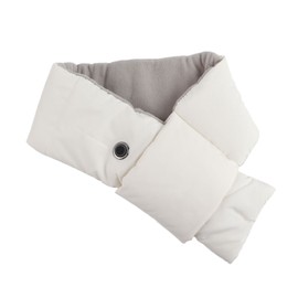 Electric Heating Scarf 3 Gears Indicator Light Skin Friendly Windproof Waterproof Washable USB Heated Neck Wrap White