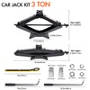 Scissor Car Jack 3 Ton (6610 lbs) Tire Changing Kit