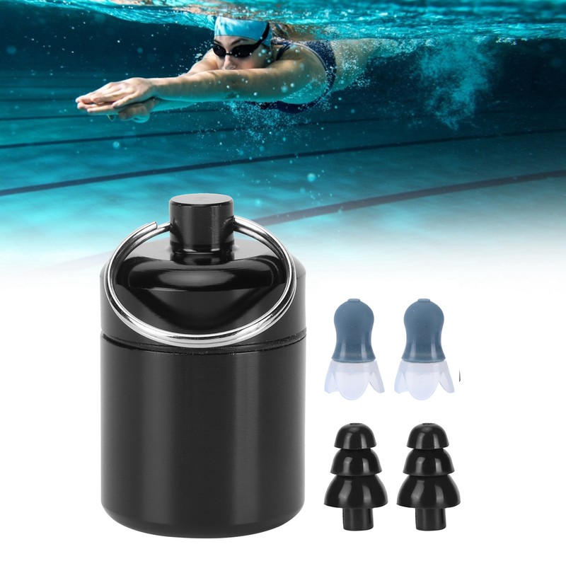Waterproof Ear Plugs with Filter Noise Reduction Reusable Earplug Protector