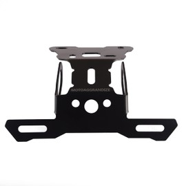 Motoaggrandize Tail Tidy | License plate holder For Kawasaki Ninja 400 | Colour: Black