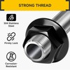 Mywish M6 Serrated Flange Hex Nuts, 50-Pack 304 Stainless Steel,