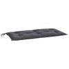 SKM Garden Bench Cushion Anthracite Oxford Fabric (100% Polyester),Anthracite (Weight
