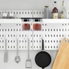 Kquepo Pack of 4 Pegboard Accessories with Lids, 3.9 x