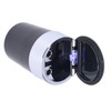 Car Ashtray Smokeless Blue LED Ashtray Cup Holder with Double