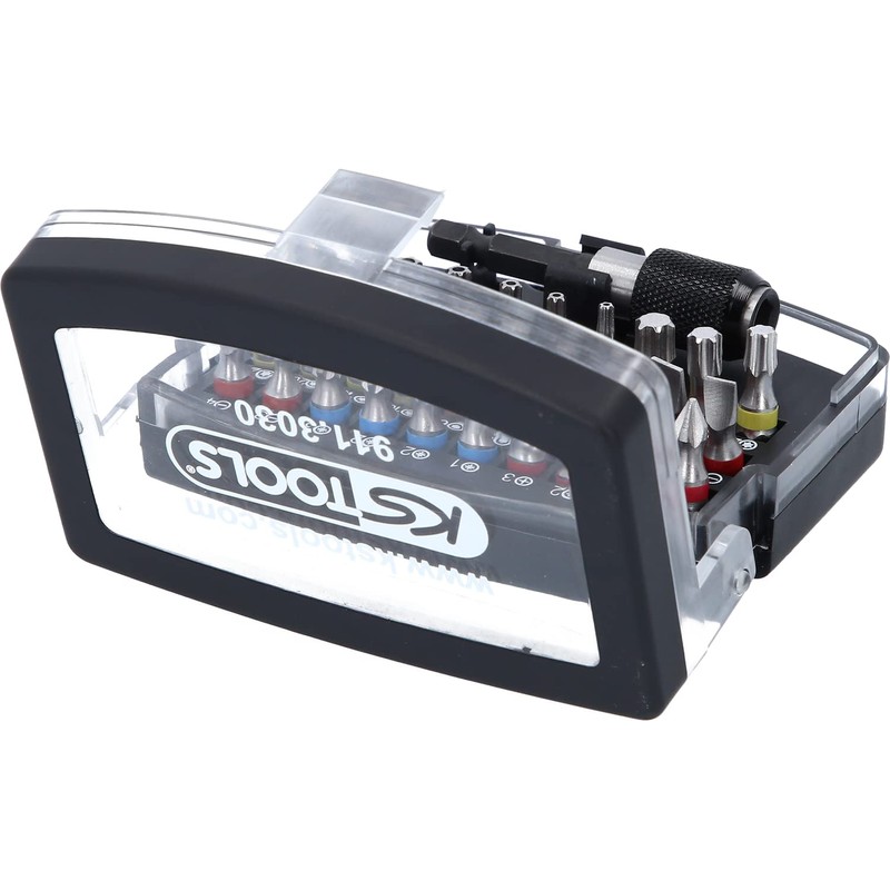 KS Tools 911.3030 1/4 Inch Torsionpower Bit Set, 32 Pieces