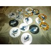 Unbranded Pre Cut One Inch AKRON ZIPS FREE SHIP - 25 Bottle Cap Images