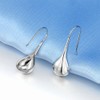 Silver Ear Needle With Teardrop & Waterdrop Earrings (Copper Waterdrop)