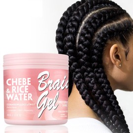 Joyeee Curl Styling Gel, Braid Twist Gel Edge Control Gel for Curly and Frizzy Hair, Strong Hold & No Residue, Tames Frizz & Edges, Ideal for Braiding, Twisting, Smooth Edges, 485 g