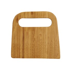 Mrs. Anderson’s Baking Bench Dough Scraper, Natural Bamboo 5.91" x 5.63"