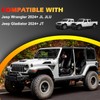 MAIKER Mirrors Doors Off with Light Compatible with Jeep Wrangler