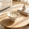 White Decorative Bowl 3Pack, 10" Detachable Decorative Fruit Bowls